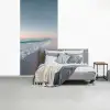 Kustlijn - Pastel - water fotobehang vinyl groot -slaapkamer