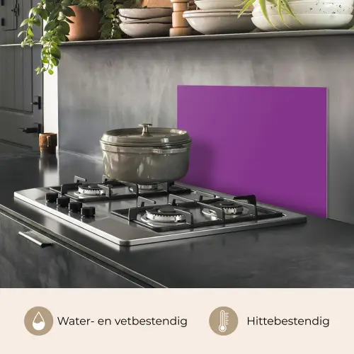 Paars - Kleuren - Effen keuken achterwand spatscherm klein 900 -usp_NL