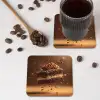 Taart - Chocolade - Eten - Brownie onderzetter kurk middel -sfeer2