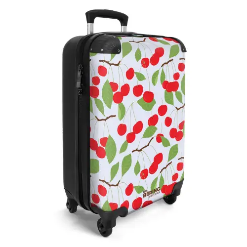 Pastel fruit - Kersen NBS - Handbagage koffer - Kinderen Unisex middel -productfoto_3d