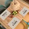 Beige - Winter - Quote - Cozy Placemat vinyl groot -zzsfeer5_Kitchenyeah-website