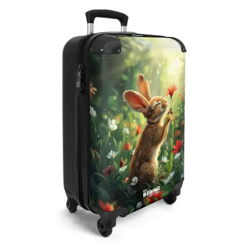 Kasper konijn Koffer - NBS - Handbagage middel -productfoto_3d