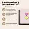 Hartjes - Pastel - Liefde - Moeder Inductie beschermer vinyl 3mm middel -usfeer2_FR