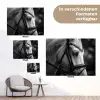 Paard - Schimmel - Portret tuinposter los doek klein -Xsfeer9_DE