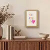 Hart - Valentijn - Tekst Light Box met kabel (Wandlamp) klein -sfeer2