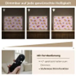 Passievrucht - Tropisch - Paars Light Box met batterij (Wandlamp) middel 907 -USP_dimbaarDE