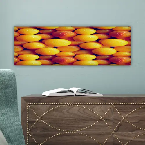 Vrucht - Waterdruppels - Oranje canvas 2cm klein 828 -sfeer4