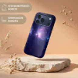Ruimte - Sterren - Kleurrijk Toughcase MagSafe Apple iPhone 17 Pro Max klein -USP_RandenV_NL