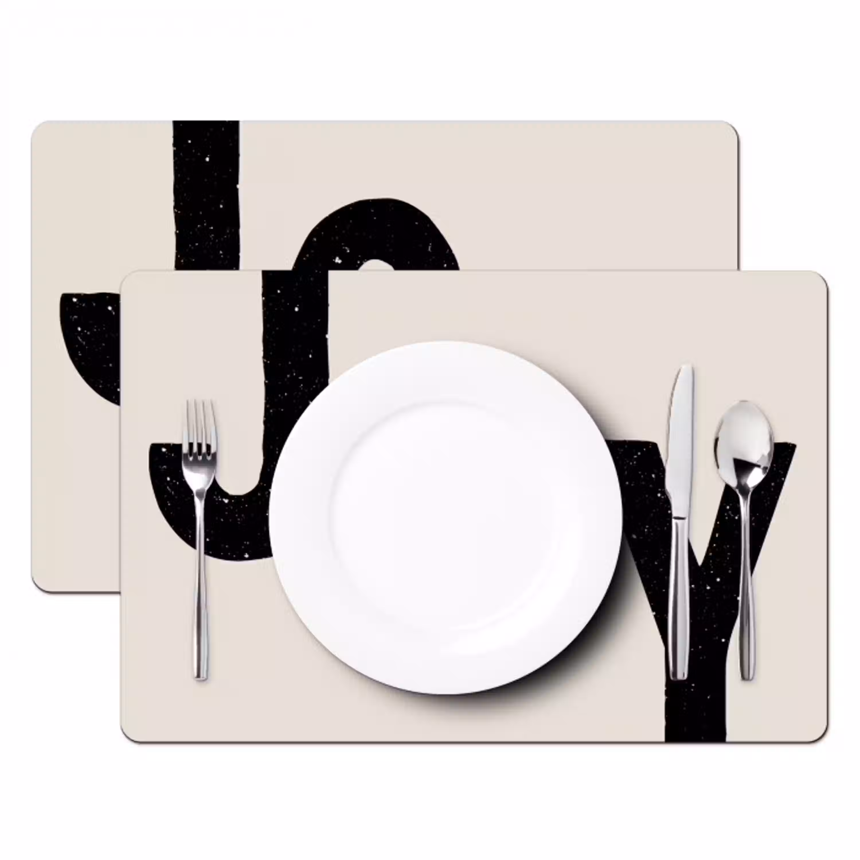 Kerst - Quote - Joy - Zwart - Feestdagen Placemat vinyl groot -zzsfeer2_Kitchenyeah-website