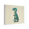 Dinosaurus - Turquoise - Stekels PET vilt klein -3d