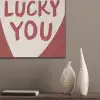 Lucky - Hart - Rood PET vilt klein -sfeer6_closeup
