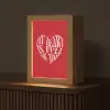 Rood - Hart- Tekst - Valentijn Light Box met kabel (Tafellamp) klein -z3d_website