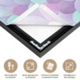 Dromerig - Zeemeermin - Pastel Textielframe zwart klein 947 -USP_feed_closeupNL