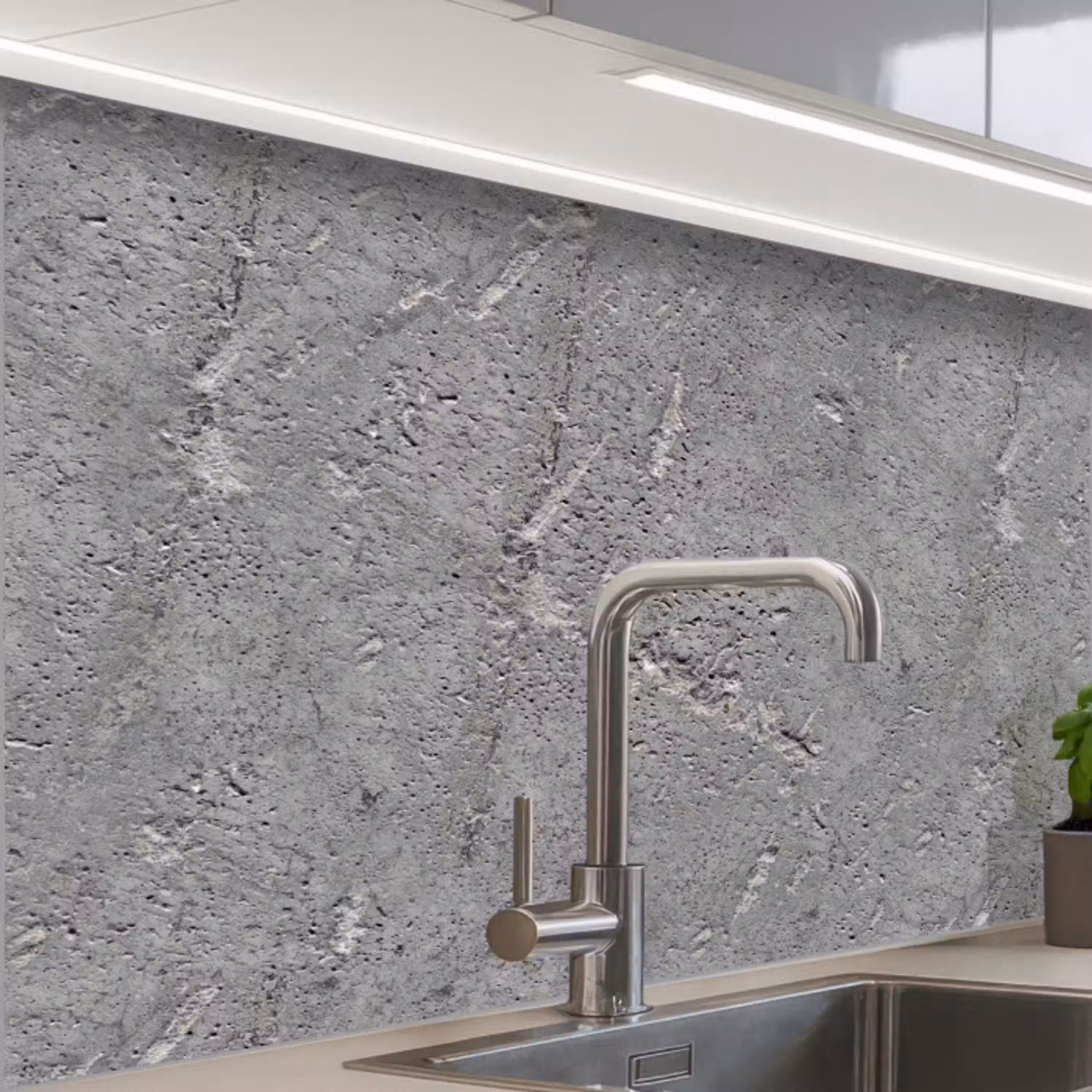 Beton - Patronen - Steen keuken achterwand 2 middel 865 -zzzz3d_schuin