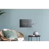 Industrieel - Beton - Grijs - Leisteen - Retro Muursticker klein -plant