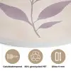 Tak - Bladeren - Minimalistisch - Beige Akoestische PET Vilt - Rond klein -closeup_NL