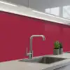 Rood - Effen kleur keuken achterwand 2 middel 871 -3d_schuin