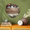 Kerstdecoratie - Geschenken - Hout - Veelkleurig Wandcirkel Organisch Forex 3mm klein -sfeer2