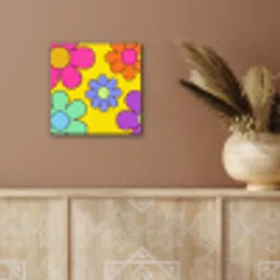 Bloemen - Illustratie - Kleurrijk aluminium wit klein -sfeer4