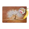 Abstract - Boom - Wit - Bladeren Placemat vinyl groot -zzzproduct_Kitchenyeah-website