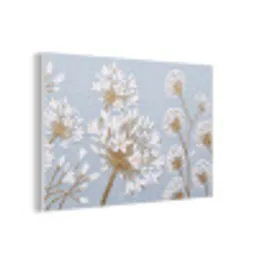 Illustratie - Bloemen - Blauw forex 5mm xxl -3d