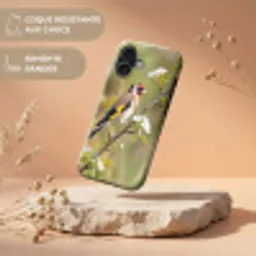 Putter - Bloesem - Lente - Natuur - Kleurrijk Toughcase MagSafe Apple iPhone 17 klein -USP_RandenV_FR