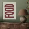 Eten - Japandi - Rood - Decoratie PET vilt klein -sfeer2