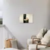 Modern - Vierkant - Vormen Tuinposter op houten frame 2 cm dik klein -sfeer1