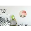 Cirkel - Abstract - Roze Wandcirkel aluminium klein -kinderkamer