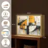 Geel - Abstract - Modern - Vormen Light Box met batterij (Wandlamp) middel -USP_websiteoverzichtNL