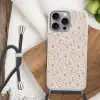 Patroon - Bloemen - Paars Hoesje iPhone 16 Pro Max met koord klein 804 -sfeer4