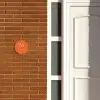 Oranje - Klassiek Naambord Rond klein -sfeer3-rond-XS