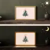 Christmas Season - Kerst - Kerstboom - Roze Light Box met kabel (Tafellamp) klein -sfeer3