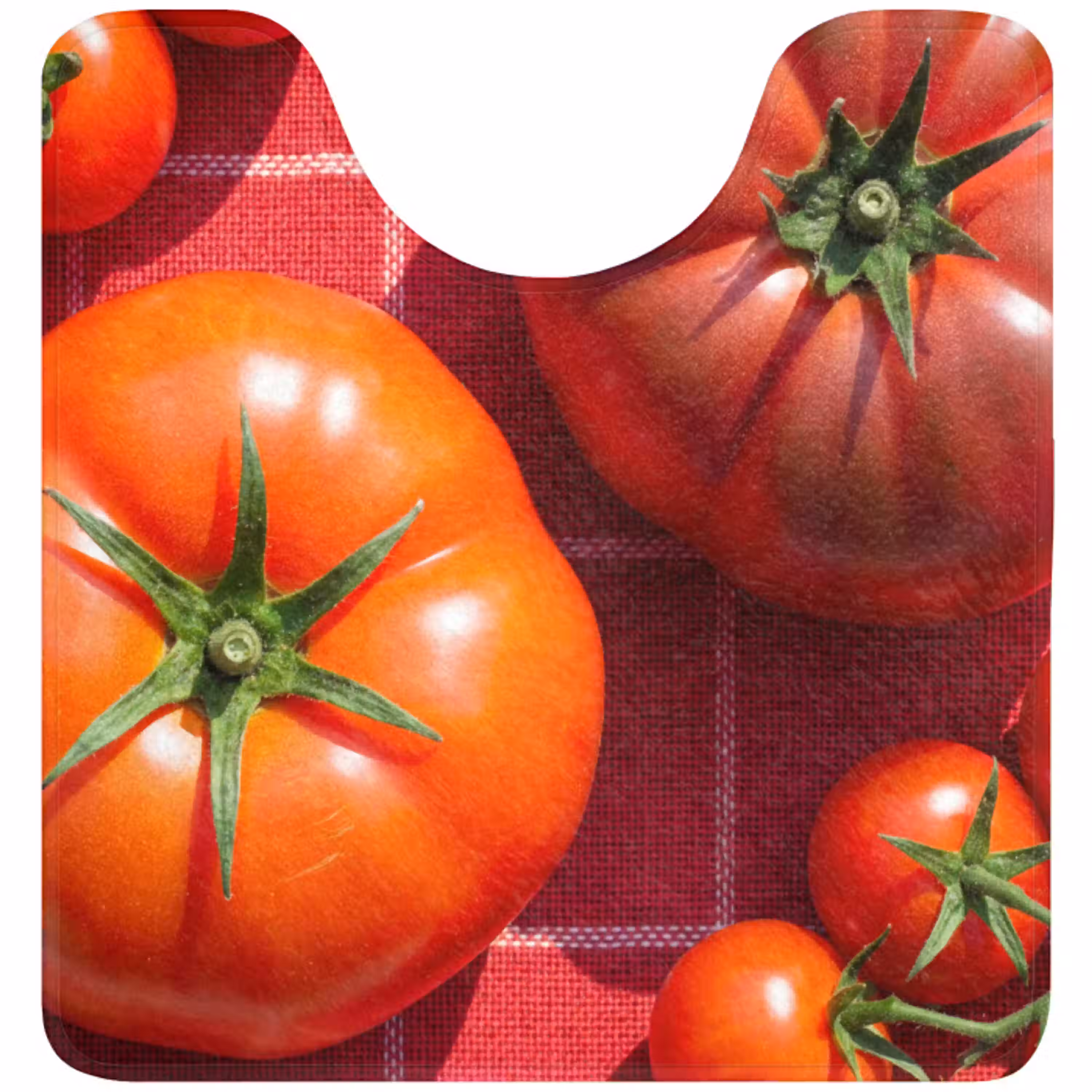 Tomaat - Rood - Eten WCmat U-uitsnede middel -3d