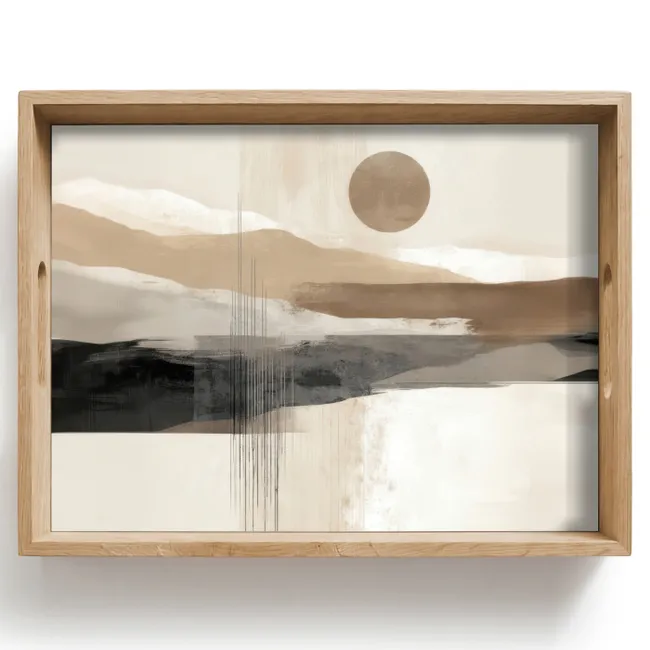 Dienblad - Minimalistisch - Landschap - Dimensie