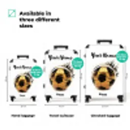 Gouden goalzoeker NBS - Handbagage koffer - Kinderen Unisex middel zzzzzzVergelijking_3EN