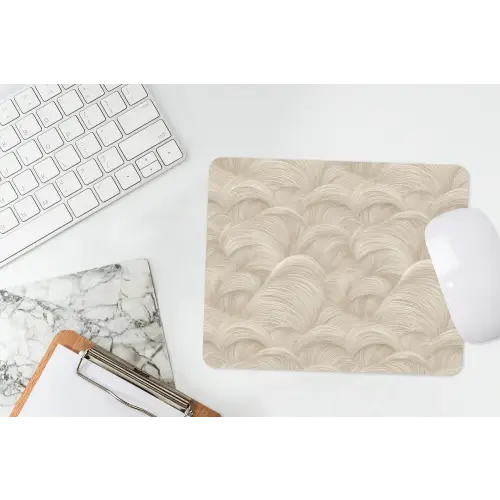 Bogen - Patroon - Beige muismat rubber klein 262 -witbureau