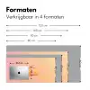 Croissant - Strik - Roze Muismat XXL klein -sfeer5