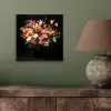 Vaas - Bloemen - Tulpen aluminium wit klein -sfeer2