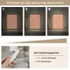 Retro - Bloemen - Patroon Light Box met kabel (Tafellamp) klein 925 -USP_dimbaarNL
