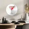 Cocktail - Drank - Winter - Kunst KitchenYeah - Keuken - Wandcirkel Forex klein -sfeer2