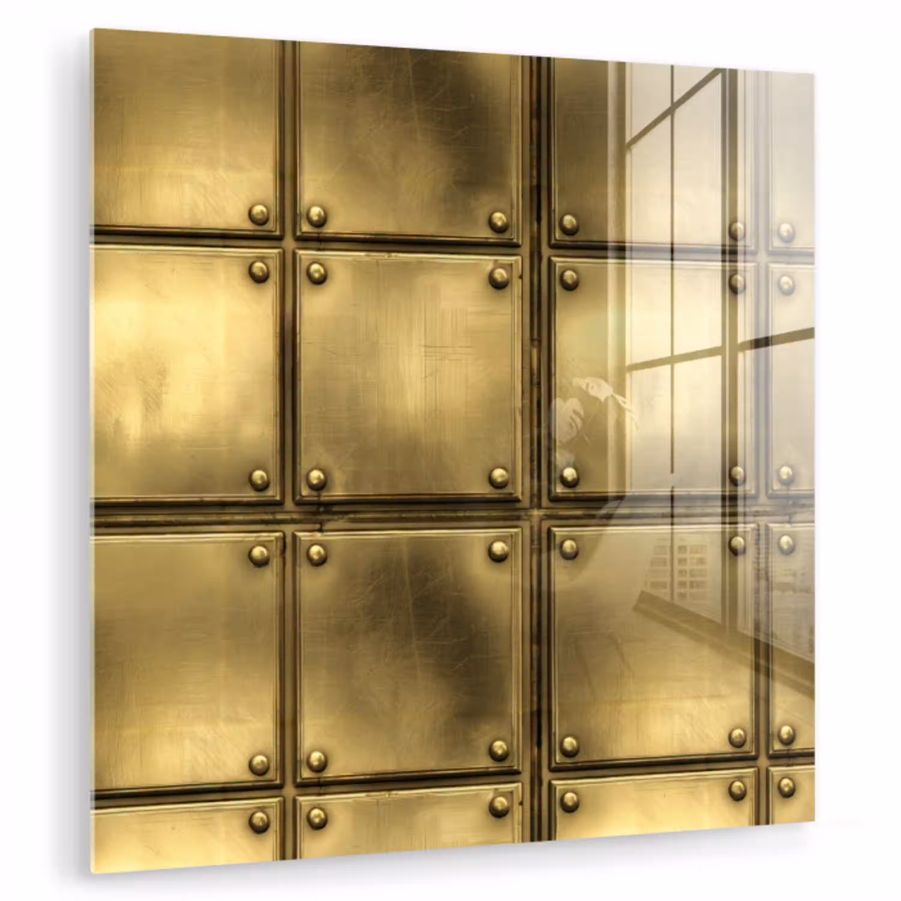 Platen - Industrieel - Stoer - Goud plexiglas 5mm klein 11 -zzzproduct_nieuw