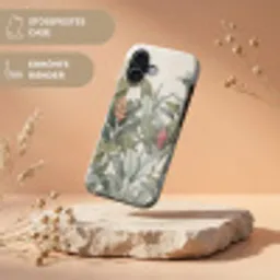 Tropisch - Planten - Modern - Groen Toughcase MagSafe Apple iPhone 17 klein -USP_RandenV_DE