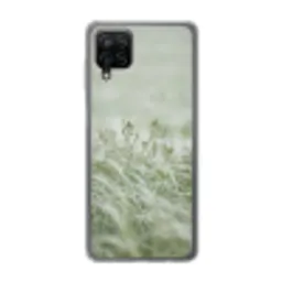 Grassen - Minimalistisch - Groen Telefoonhoesje Samsung Galaxy A12 klein -3d