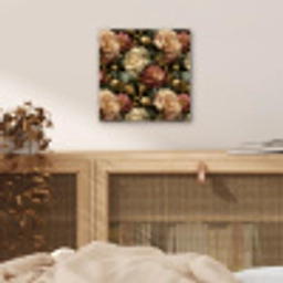 Bloemen - Barok - Patroon - Roze - Crème aluminium wit klein 46 -sfeer3