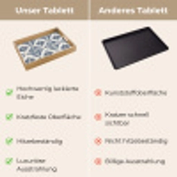 Tegels - Spaans - Patronen - Keramiek Dienblad Rechthoek middel -USP_VergelijkingDE