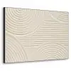 Patroon - Abstract - Wit Textielframe zwart klein -3d