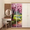 Watercolor - Natuur - Bomen - Kunst - Bloemen deurposter klein -sfeer3