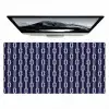 Oceaan - Touw - Blauw - Wit Muismat XXL klein 681 -zzz3d
