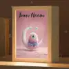 Maan - Monster - Roze Light Box met kabel (Kinderlampje) klein -zzz_3d_website
